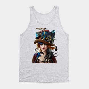 Victorian Steampunk Lady Tank Top